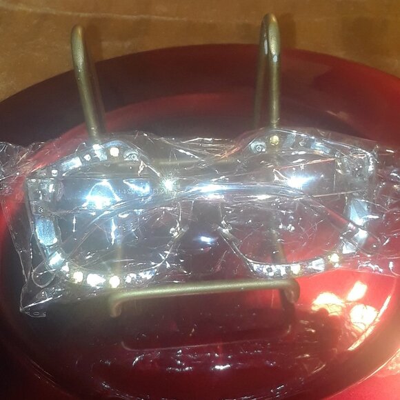 Diamond  Sunglasses Vintage Oversized Rimless - Picture 2 of 4